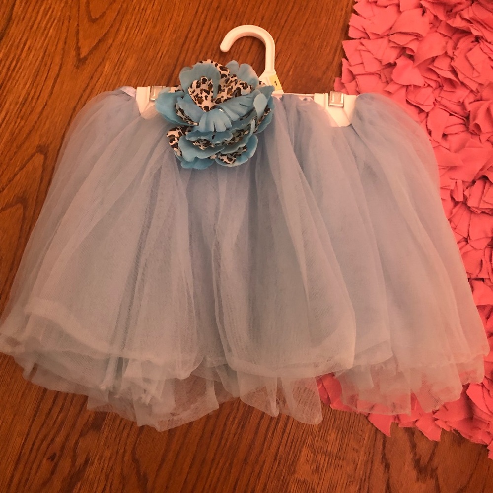 Light blue flower tutu
